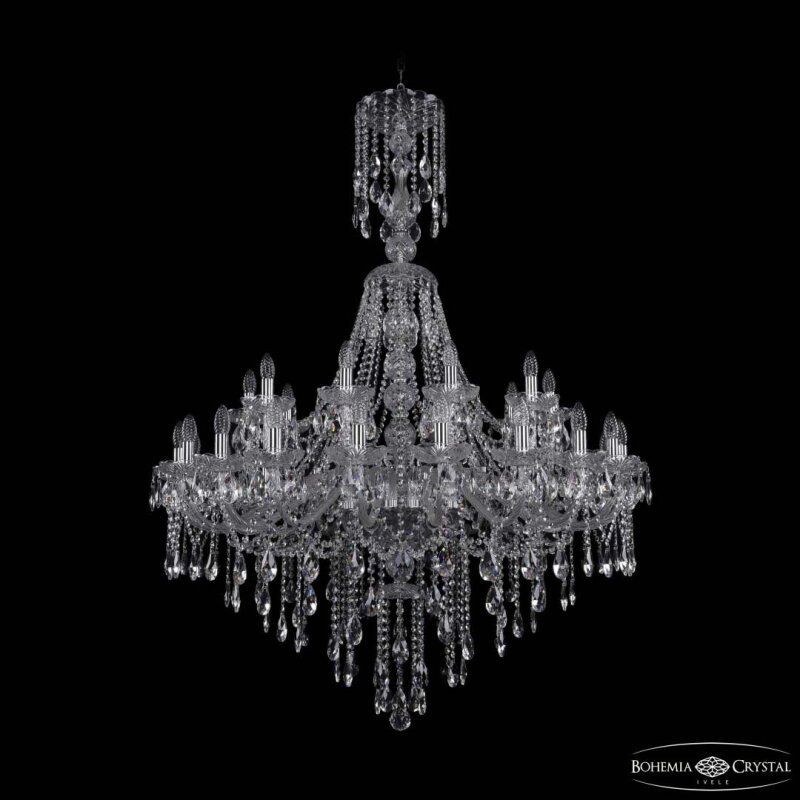 Подвесная люстра Bohemia Ivele Crystal 1415 1415/20+10/400/XL-154 Ni
