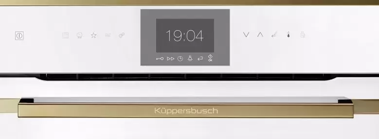 Компактный духовой шкаф с микроволнами Kuppersbusch CBM 6550.0 W4 Gold