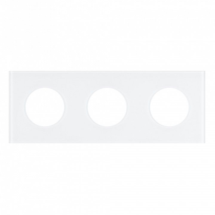 Рамка на 3 поста Arlight GLARE 043838