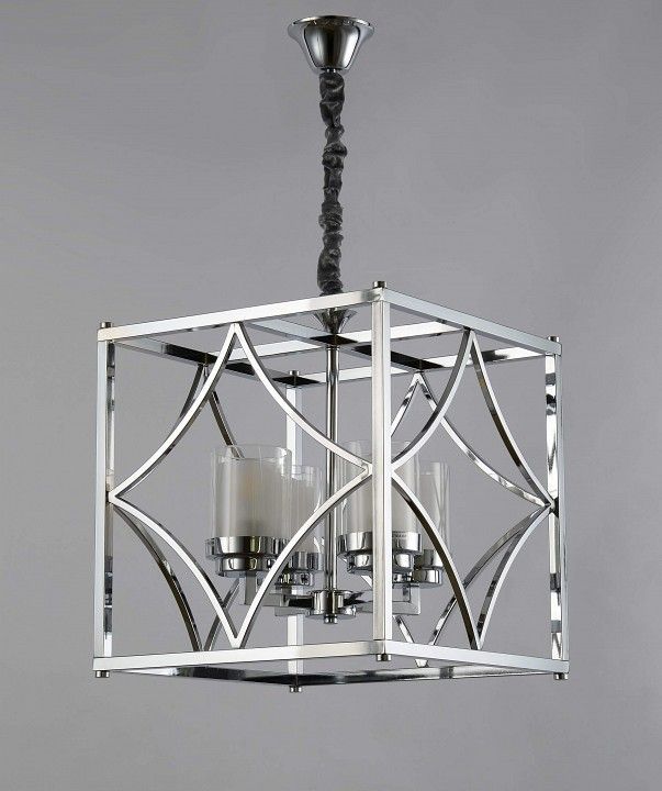 Подвесная люстра LUMINA DECO Quadrato LDP 1223-4 CHR