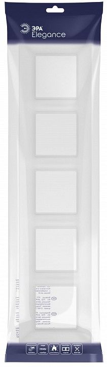 Рамка на 5 постов Эра Эра Elegance 14-5005-01М