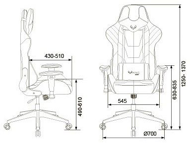Кресло игровое VIKING 4 AERO BLACK EDITION