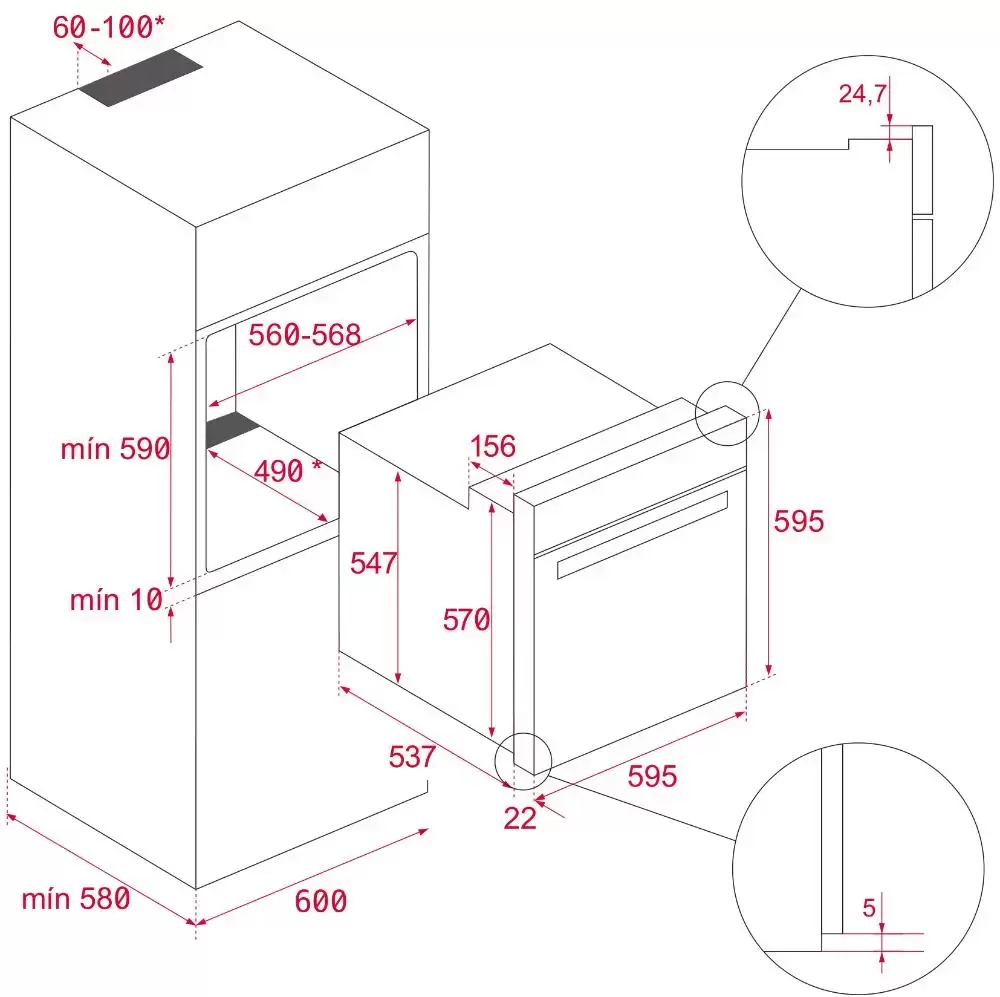 Духовой шкаф Teka HBB 720 BK