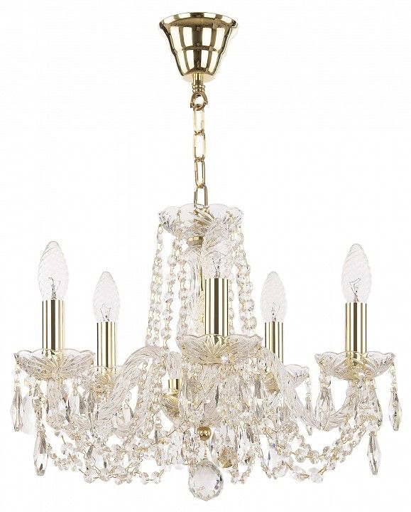 Подвесная люстра Bohemia Ivele Crystal 1402 1402/5/141/G