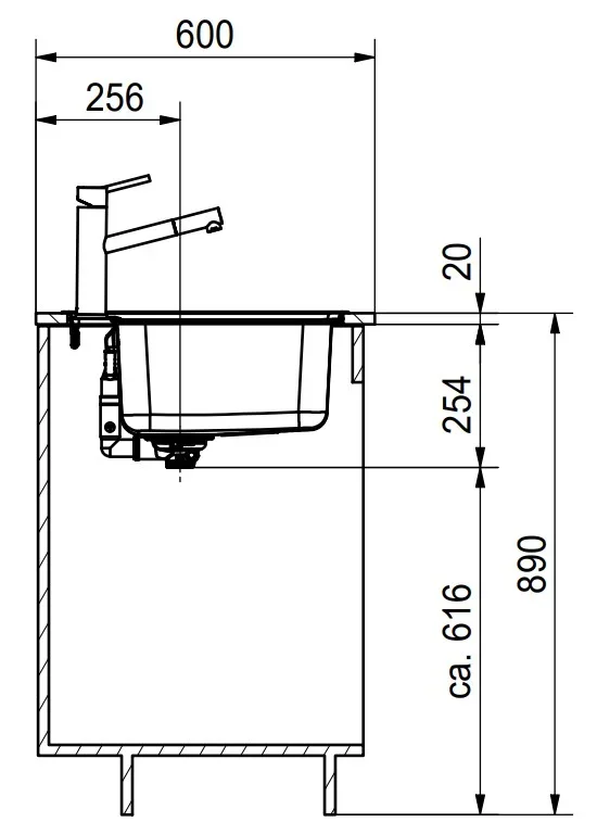 Мойка Franke BCX 610-51 TL сталь