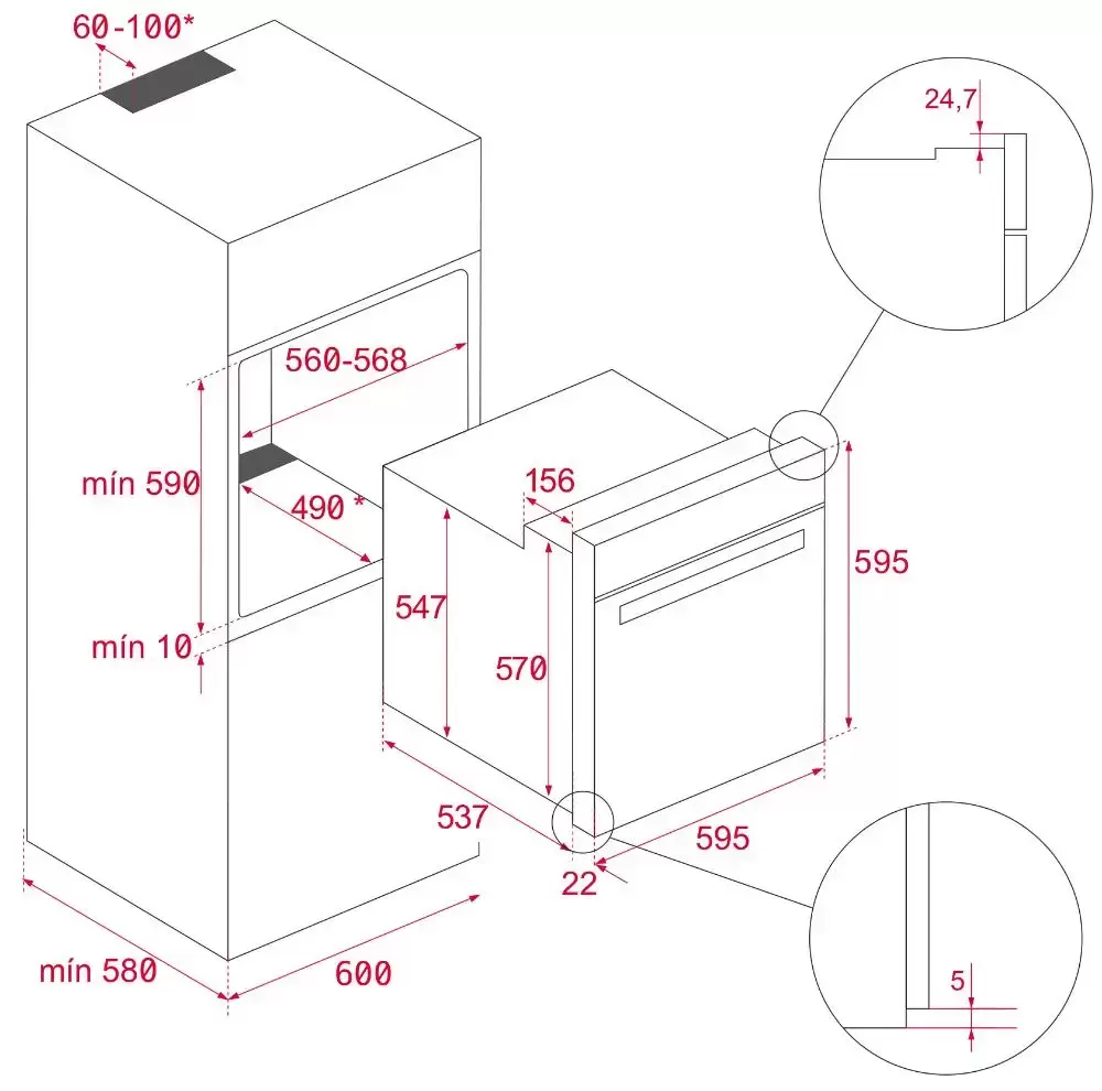 Духовой шкаф Teka HSB 630 P BLACK