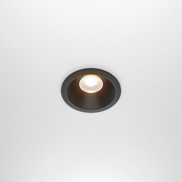 Встраиваемый светильник Maytoni Technical Зум DL034-01-12W2.7K-B