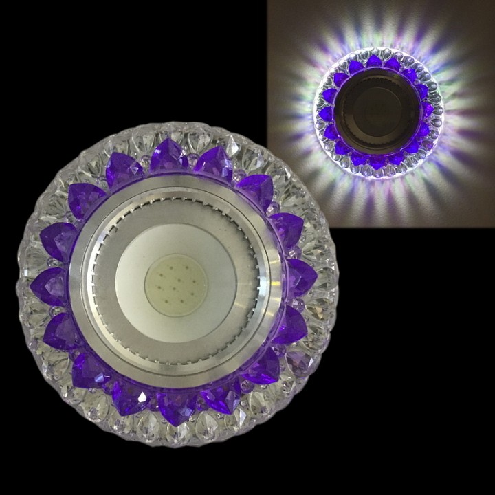 Встраиваемый светильник Reluce  42205-9.0-001PL MR16+LED3W CL/PP+MIX
