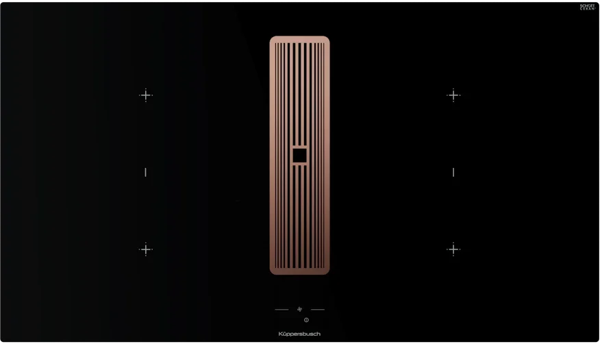 Индукционная варочная поверхность с вытяжкой Kuppersbusch KMI 9850.1 SR-S Copper