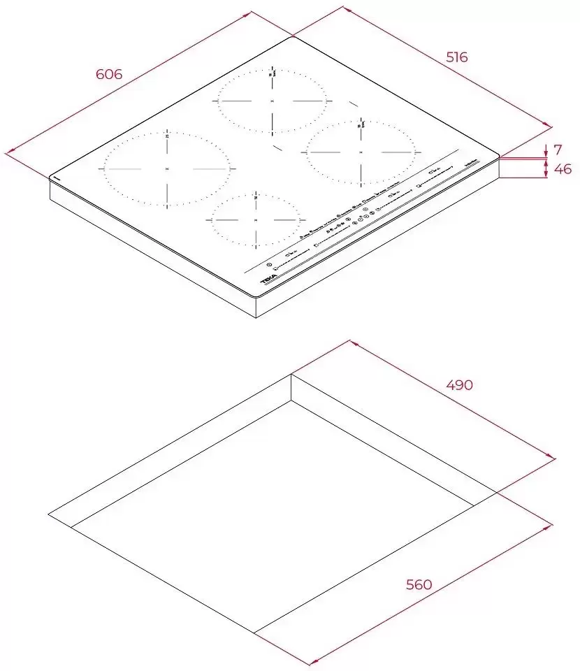 Варочная панель Teka ITC 64630 MST BLACK