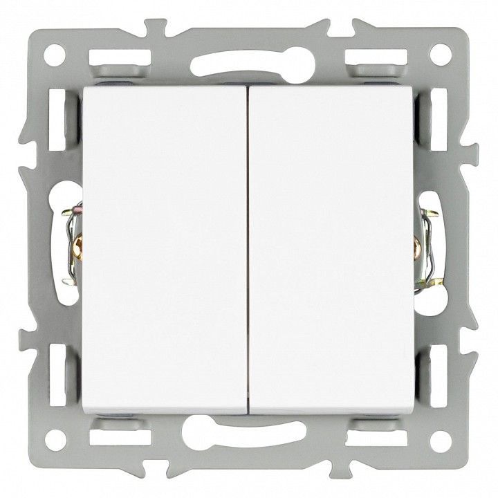 Выключатель двухклавишный без рамки Arlight SWT 043724