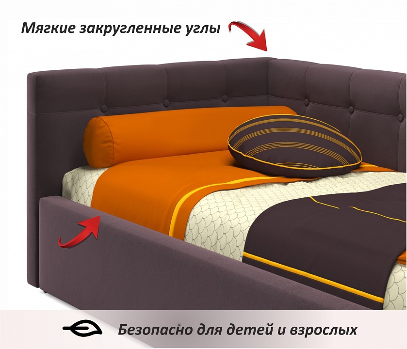 Кровать односпальная Bonna 2000x900