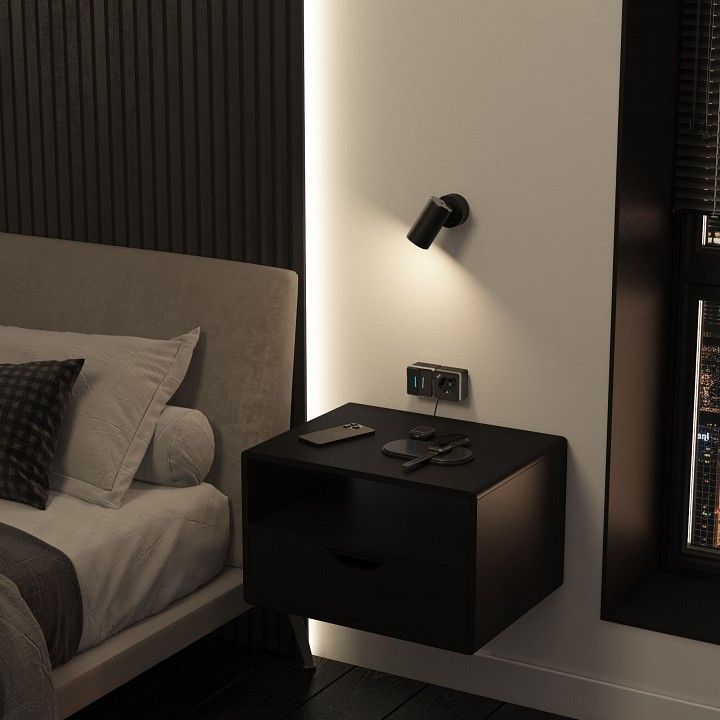 Розетка с заземлением и со шторками и USB Werkel Gallant (черный хром) W5071735