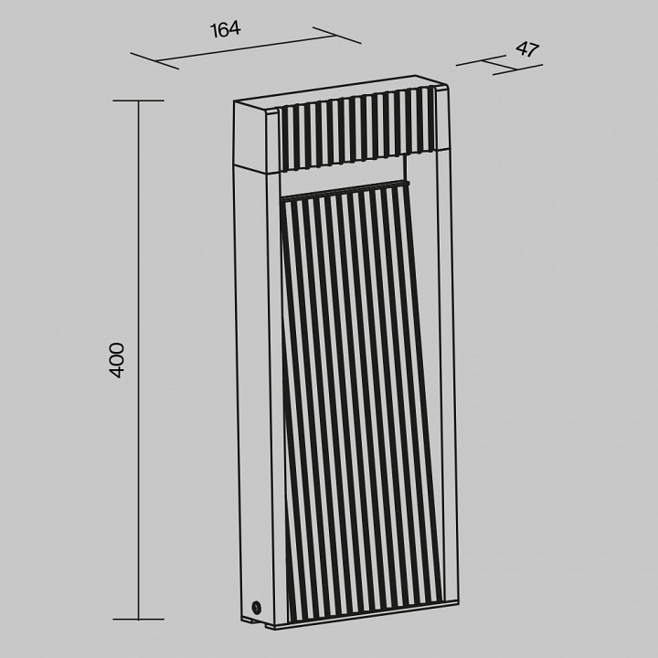 Наземный низкий светильник Maytoni Outdoor Sten O444FL-L13GF3K
