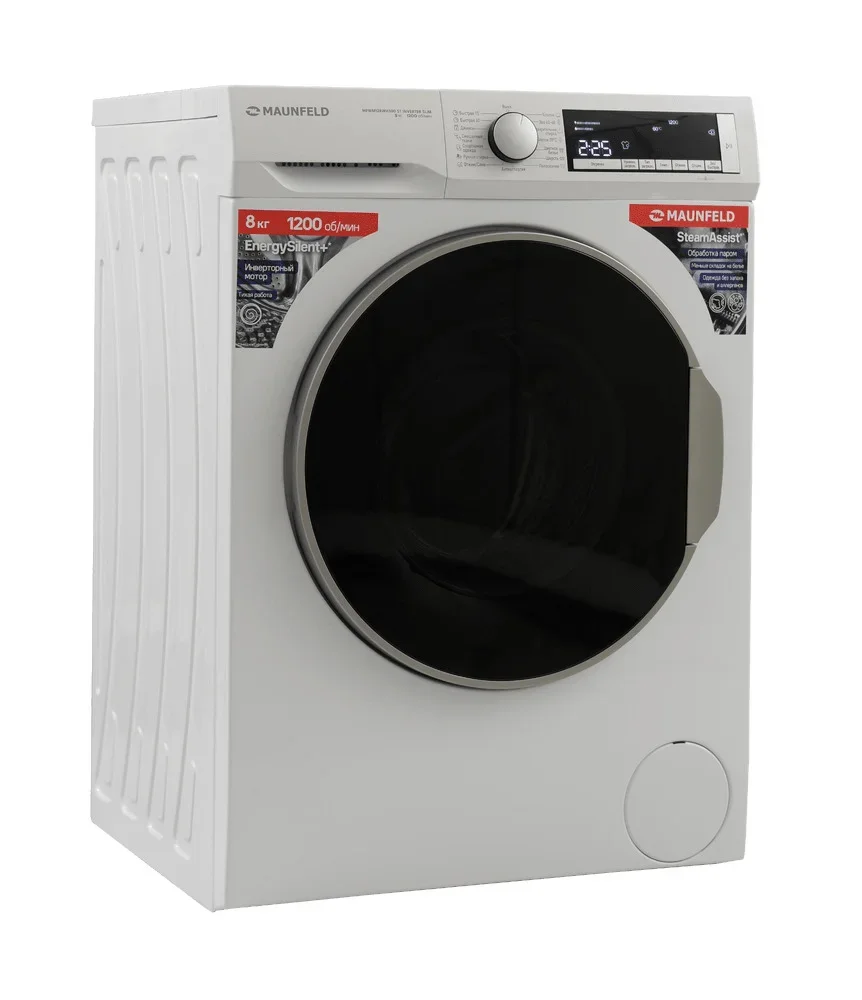 Стиральная машина Maunfeld MFWM128WH300 ST INVERTER SLIM