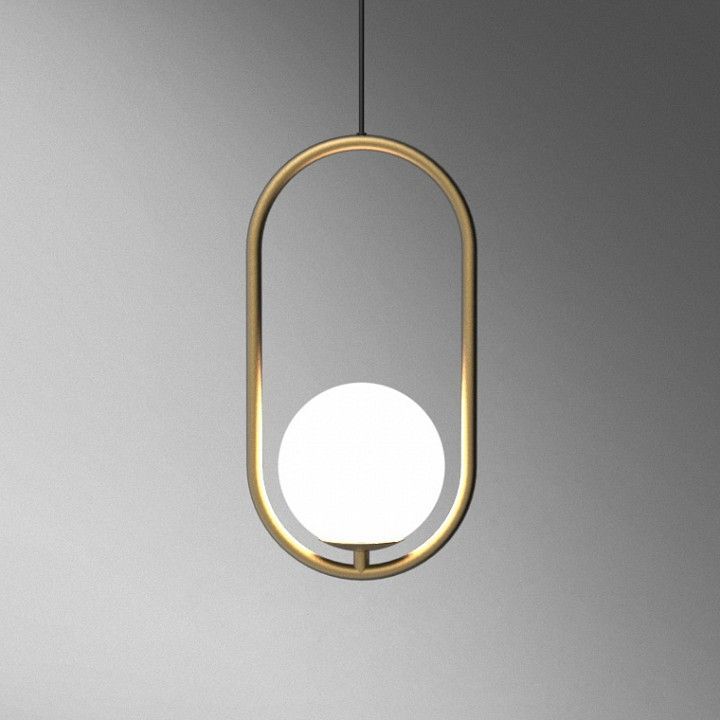 Подвесной светильник Imperiumloft Matthew Mccormick Hoop Gold Mila Pendant HOOP-B01
