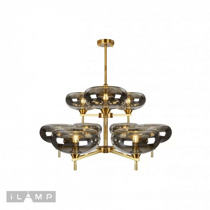 Люстра на штанге iLamp Rivoli 6607/9 GD