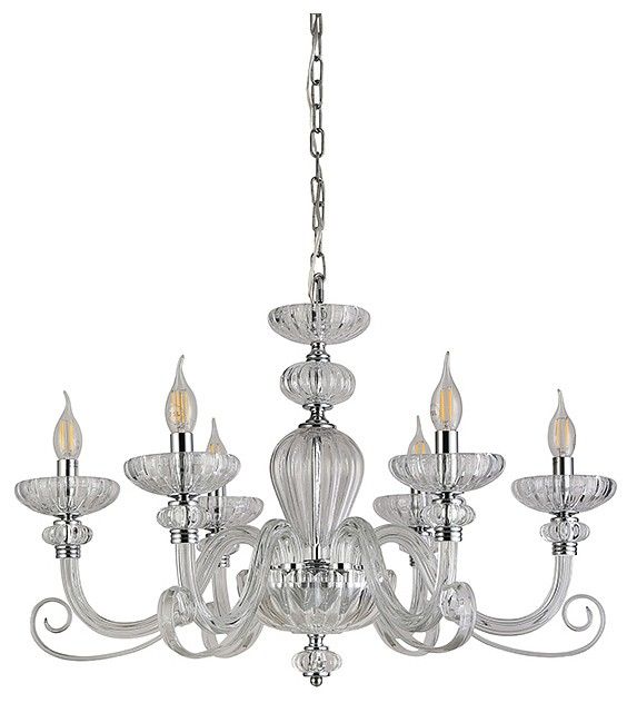 Подвесная люстра Newport ANNETTE 8626/C chrome clear