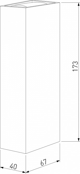 Накладной светильник Elektrostandard Blaze a057050