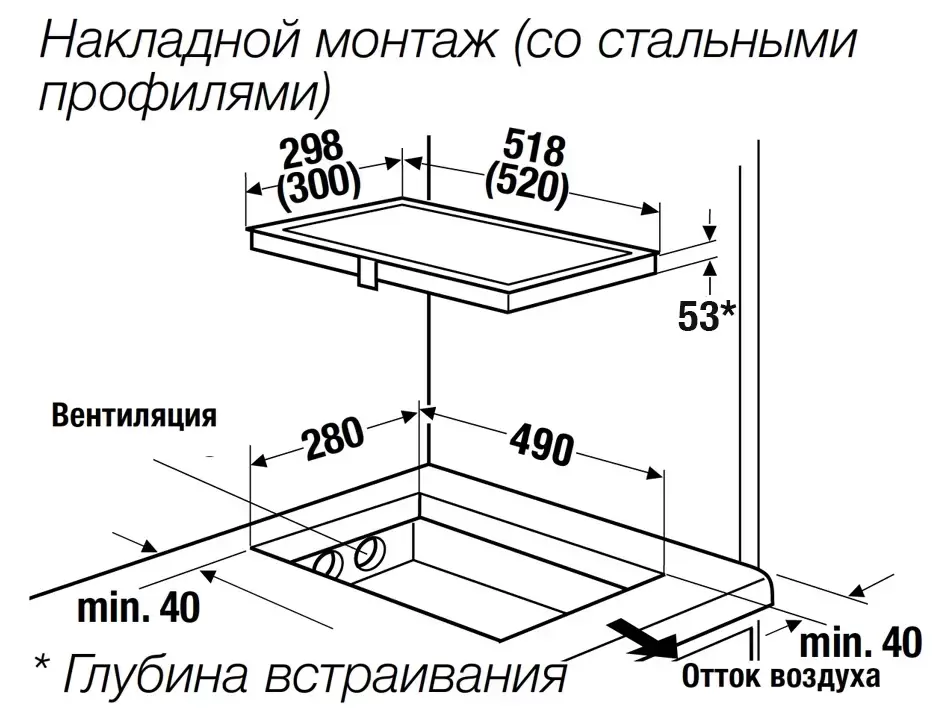 Индукционная варочная панель Kuppersbusch VKI 3550.0 SR