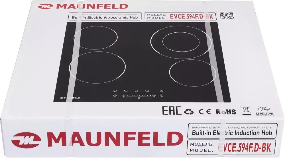 Электрическая варочная панель MAUNFELD EVCE.594F.D-BK