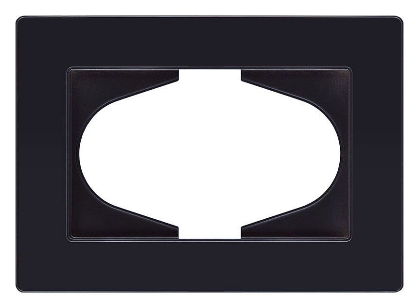 Рамка для двойной розетки Kollinger Eleganz Acryl EA120BK