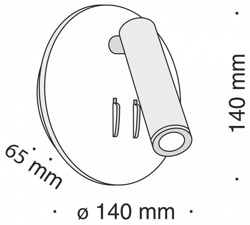 Бра Maytoni Technical Иос 176 C176-WL-01-6W-W
