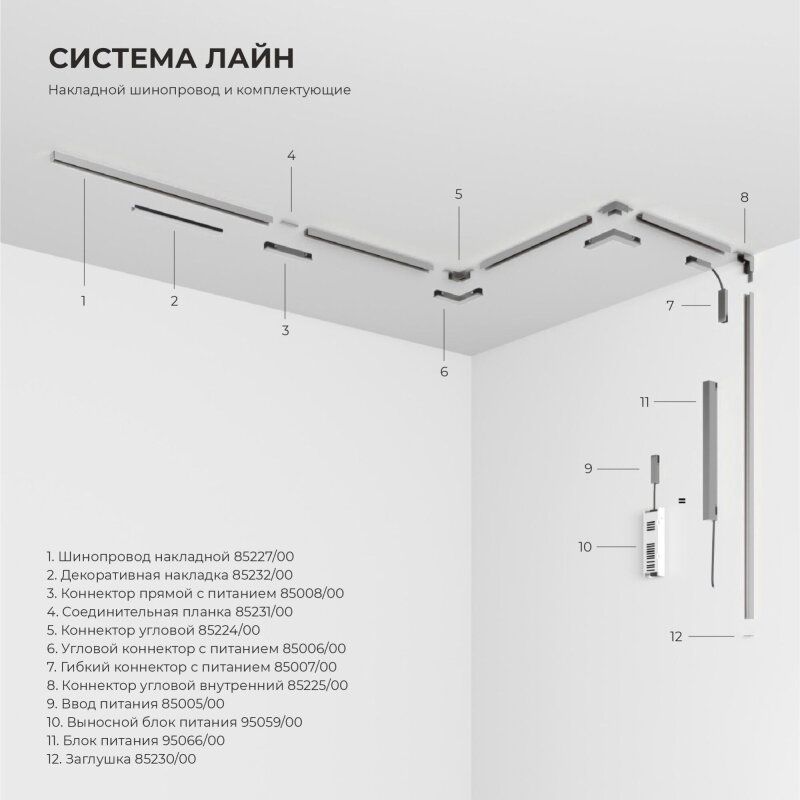 Светильник на штанге Elektrostandard Line Magnetic 85525/01