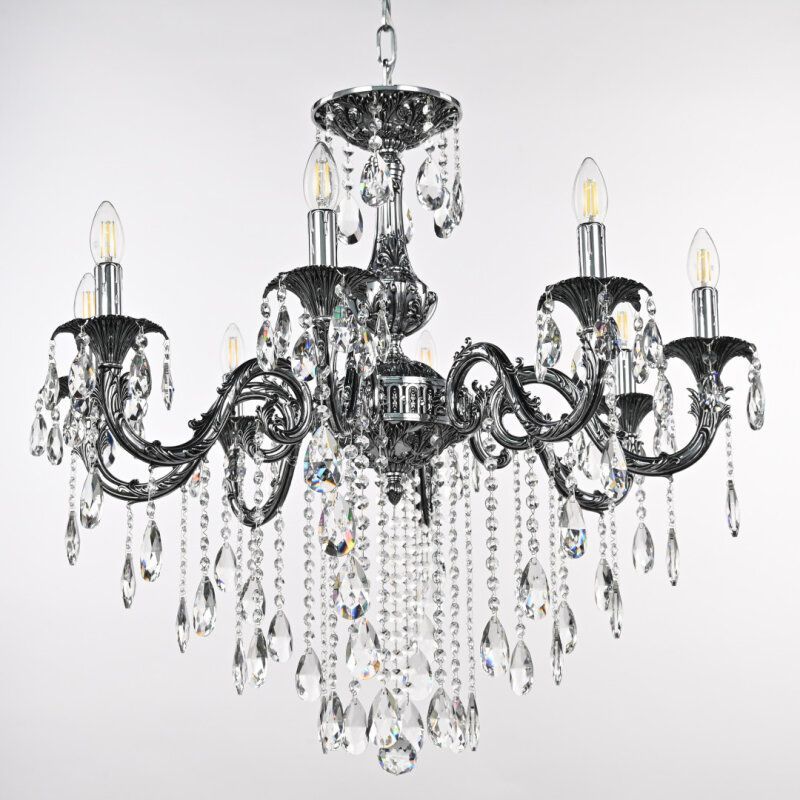Подвесная люстра Bohemia Ivele Crystal AL7901 AL79101/8/250 B NB