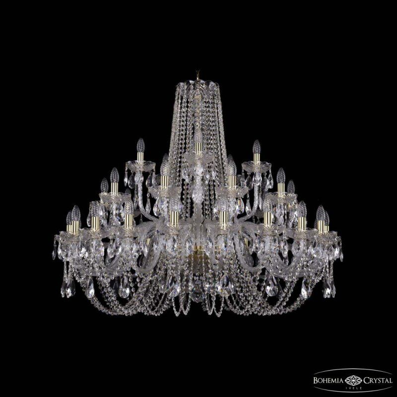 Подвесная люстра Bohemia Ivele Crystal 1402 1402/20+10+5/400 G