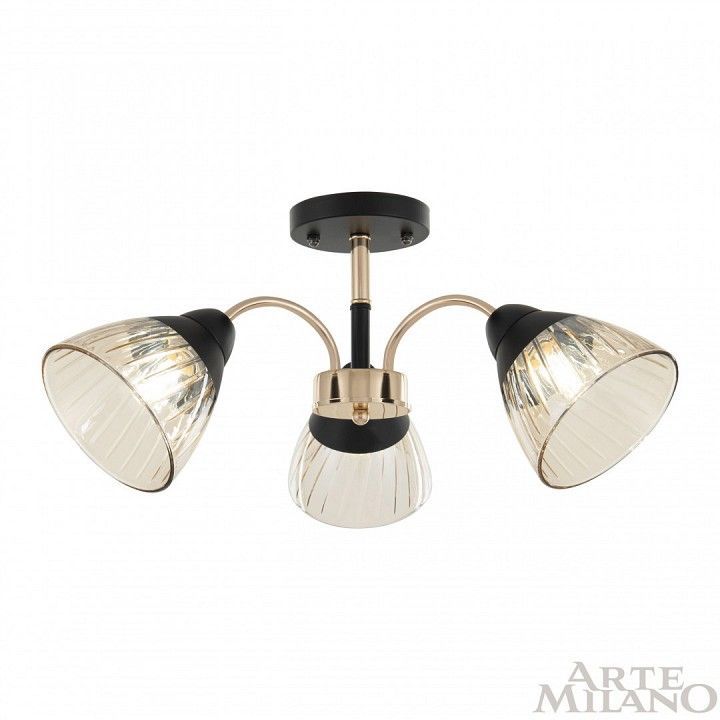 Люстра на штанге Arte Milano Napoli-320119 320119/3 FG+BK