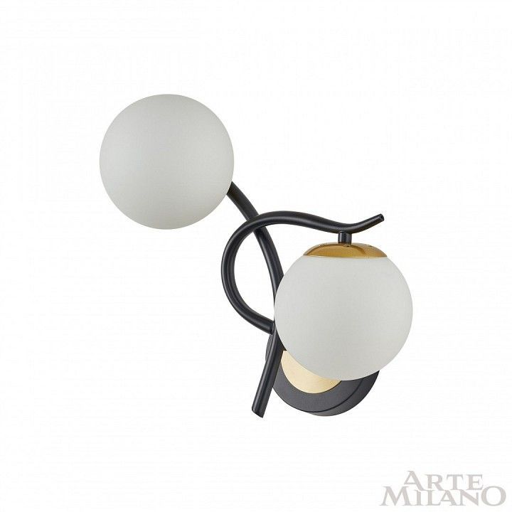 Бра Arte Milano Neapolis-73408 273408/2B BK/GD