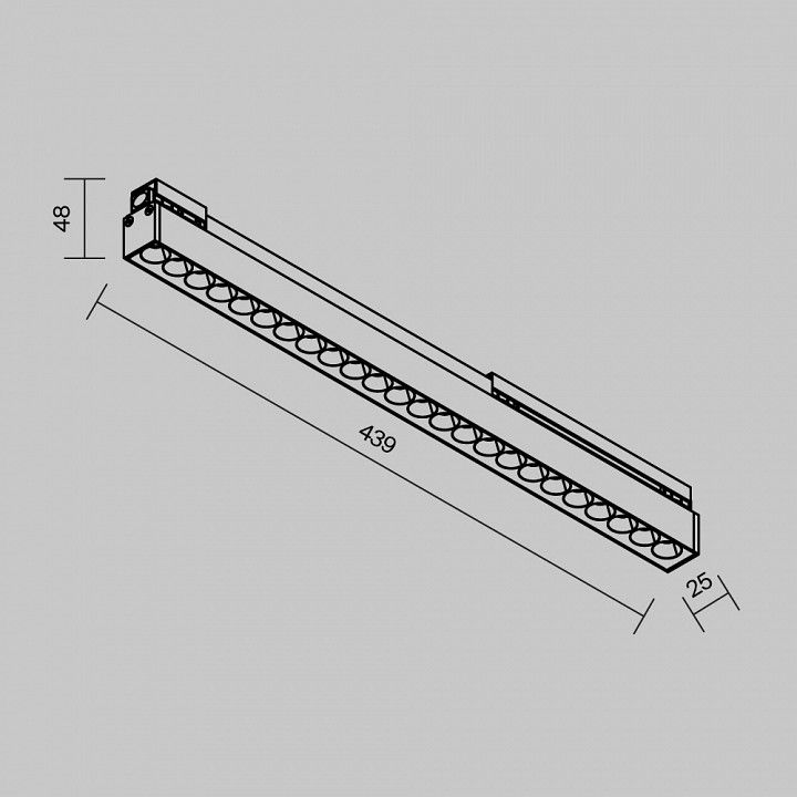 Накладной светильник Maytoni Outdoor Points O-TR02-2-S-24WB3K