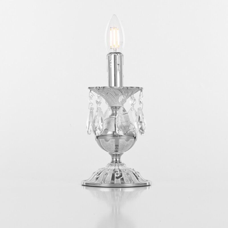 Настольная лампа декоративная Bohemia Ivele Crystal AL77 AL77500L/1-23 NW