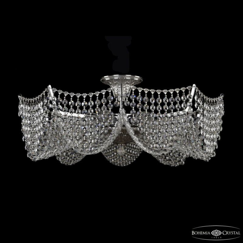 Подвесная люстра Bohemia Ivele Crystal 7718 77181/58 Ni
