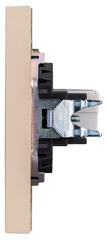 Розетка Ethernet RJ-45 и со шторками, без рамки Kranz STRONG KR-78-0724-8