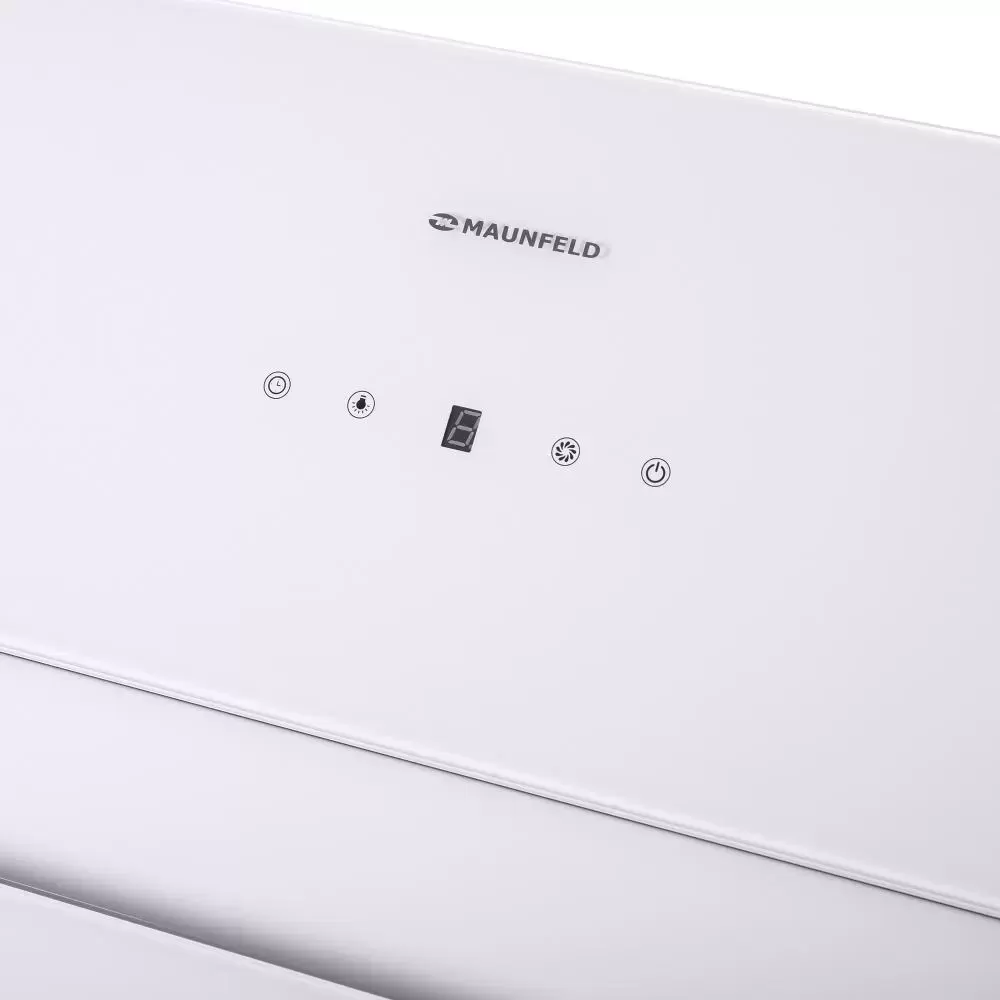 Кухонная вытяжка MAUNFELD Mersey 90 белый\вставка сатин