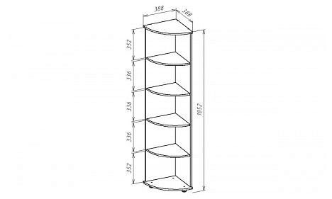 Стеллаж МФ Jazz С4 С-4С