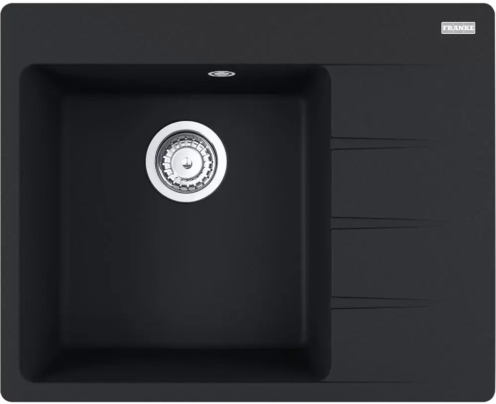 Мойка Franke Centro CNG 611/211-62 TL чаша слева черный матовый