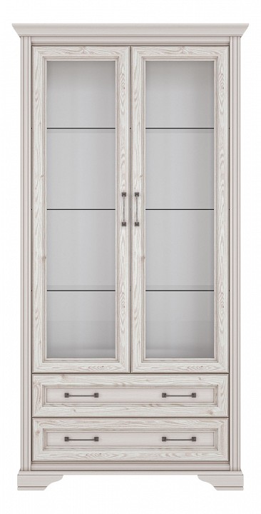 Шкаф-витрина Стилиус B169-REG2W2S