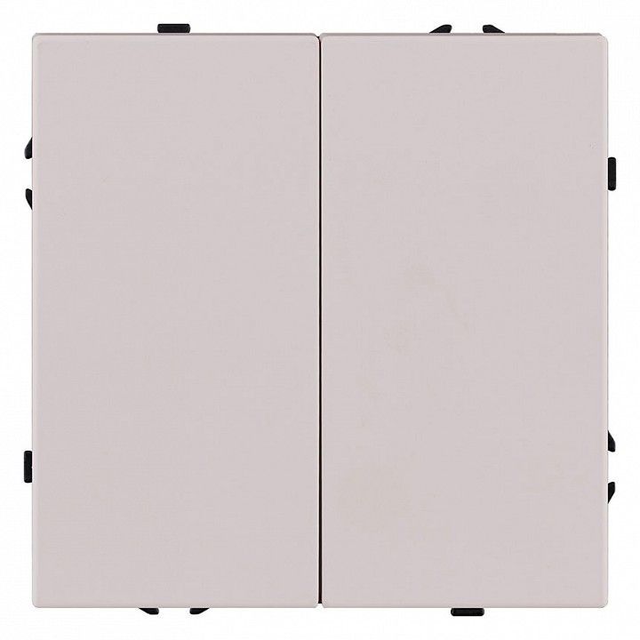 Выключатель двухклавишный без рамки Kollinger Eclipse EC-004CM