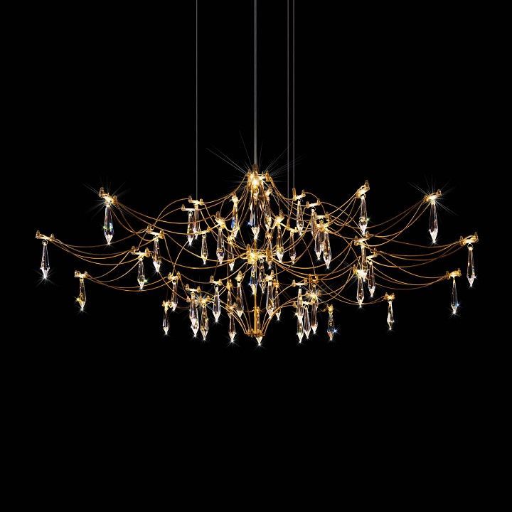 Подвесная люстра Loft it Mira 10587/1000 Gold Asfour