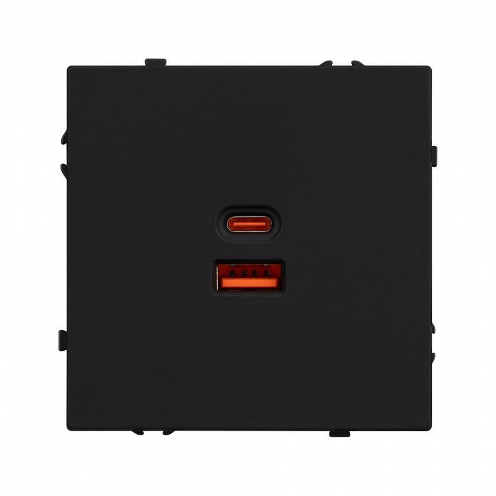 Розетка 2хUSB type A и C без рамки Arlight NOBE 054317(1)