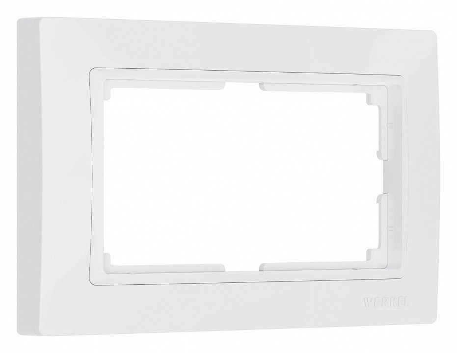 Рамка для двойной розетки Werkel Snabb basic (белый) W0082001
