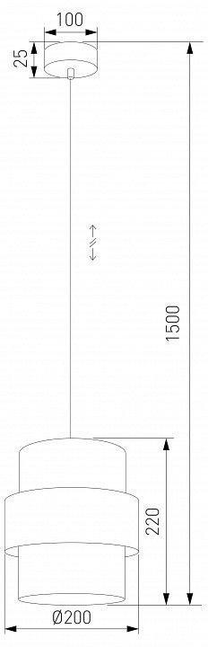 Подвесной светильник TK Lighting Calisto 5401 Calisto