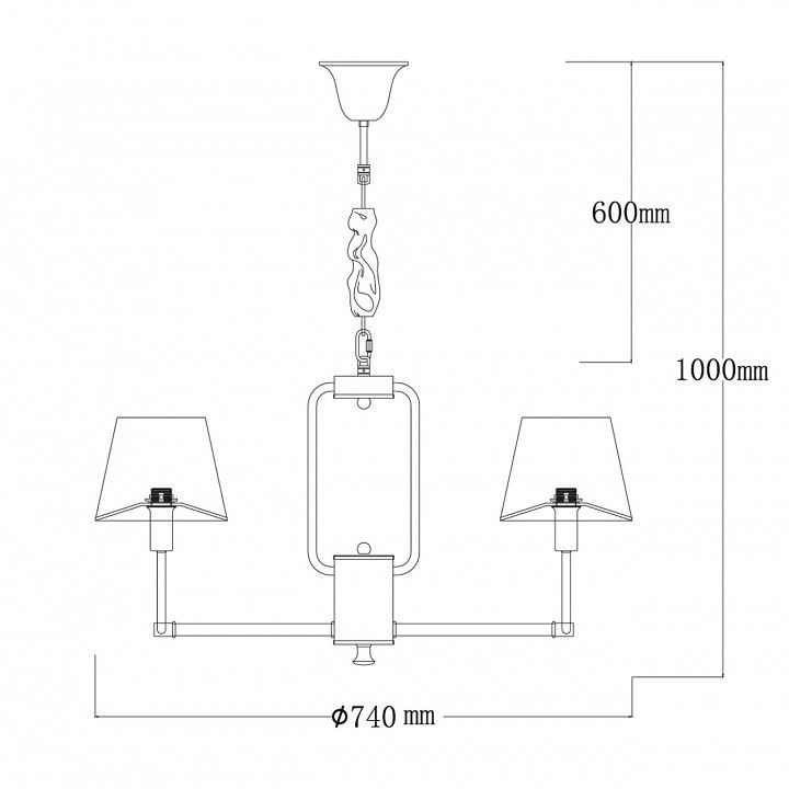 Подвесная люстра MW-Light София 10 355014608