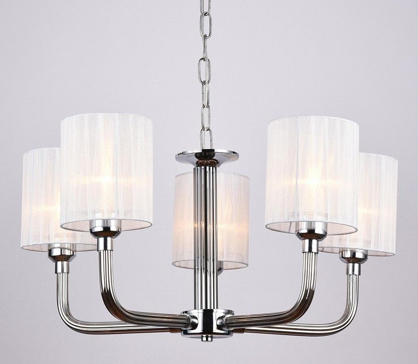 Подвесная люстра ILLUMICO  IL1256-5PPA-29 CR Romei