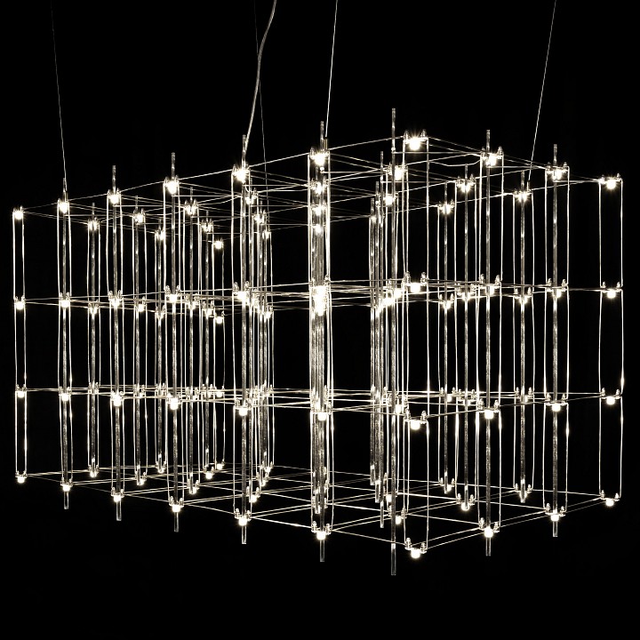 Подвесная люстра O-LUCE Cosmic Glass ячейка 20*20 см 11787611-2