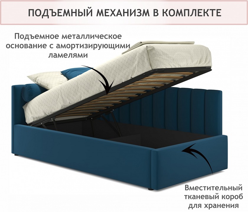Кровать односпальная Milena 900