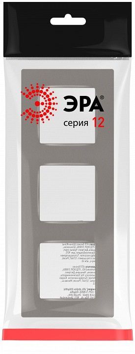 Рамка на 3 поста Эра Эра 12 12-5203-16